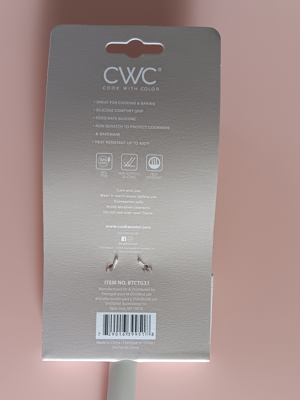 CWC Cook With Color Spoon Beige NWT - Picture 4 of 5